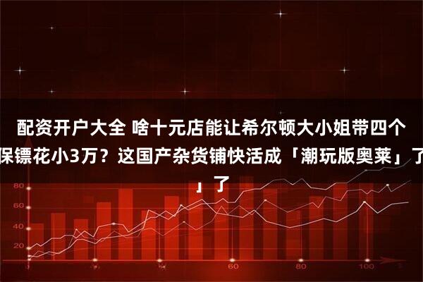 配資開(kāi)戶大全 啥十元店能讓希爾頓大小姐帶四個(gè)保鏢花小3萬(wàn)？這國(guó)產(chǎn)雜貨鋪快活成「潮玩版奧萊」了